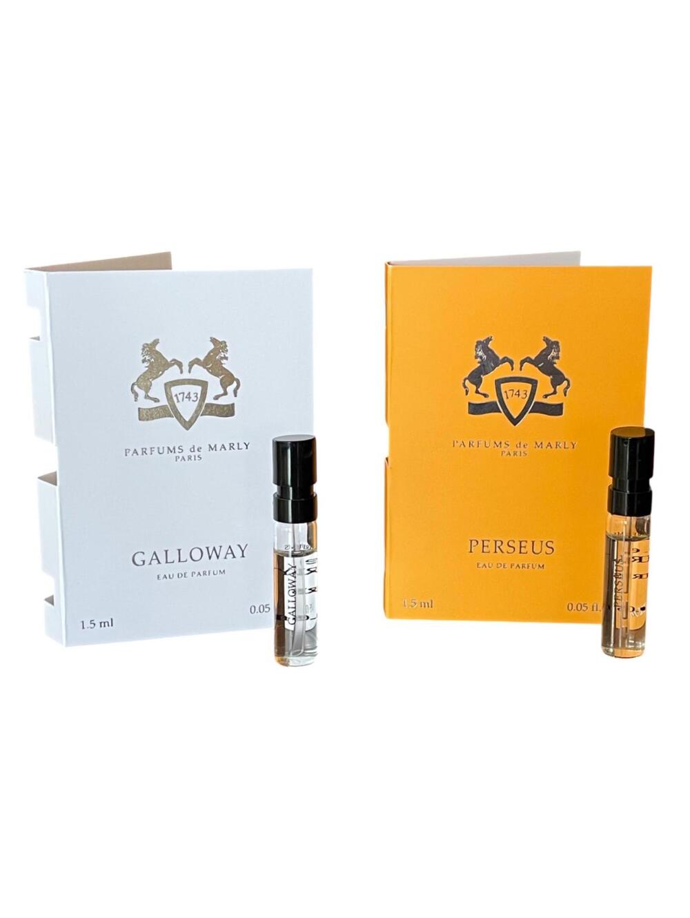 Lot of 2 Parfums de Marly Official Samples Galloway Perseus
